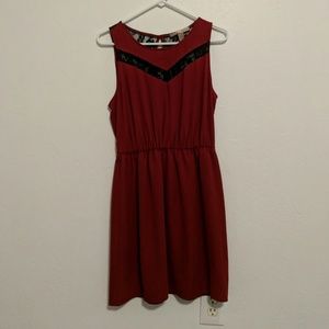 Forever 21 Dark Red Dress